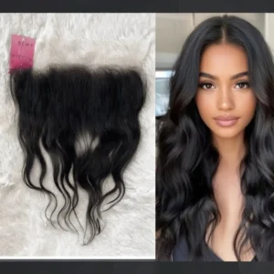 Ecru Indian wavy lace front